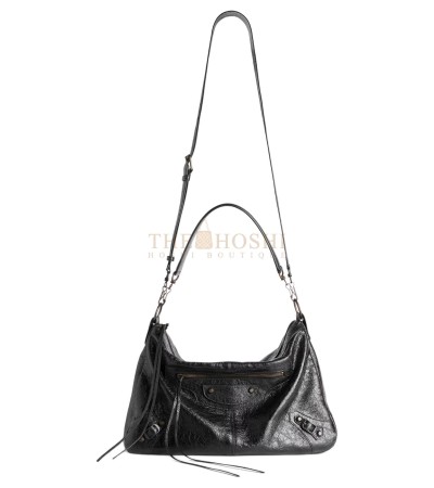 BALENCIAGA LE CITY MOTO BAG 39×26×16CM LAMBSKIN MASTER QUALITY